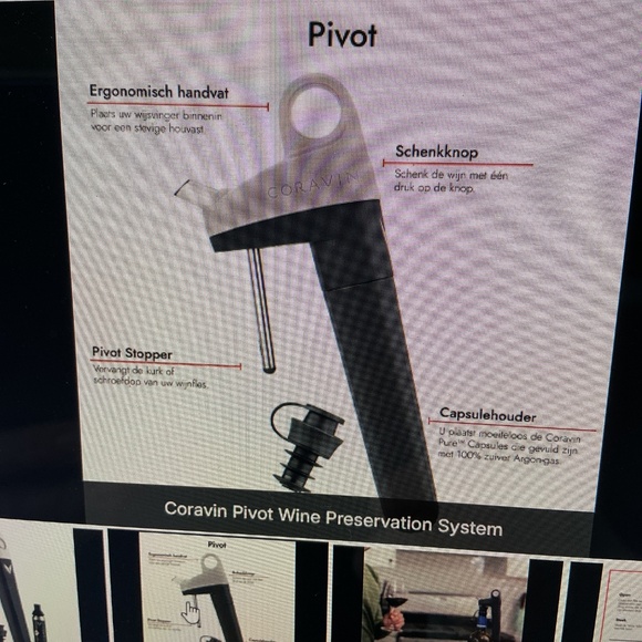 Coravin pivot wine preservation system - Picture 3 of 3
